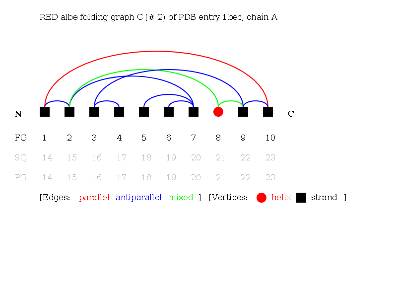 Alpha-Beta Folding Graph C of 1becA